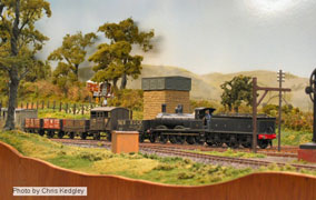 Model railway layout - Cheddar S&DJR