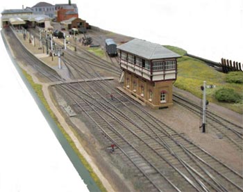 Photo of model layout