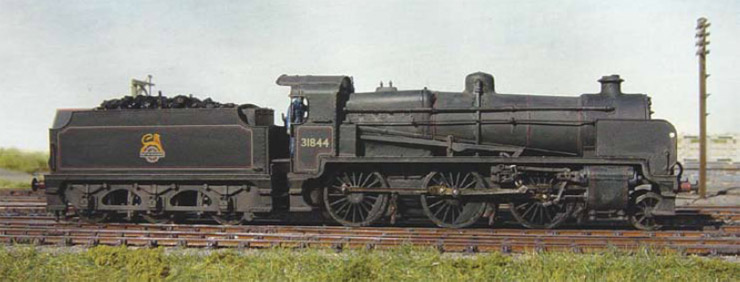 Photo model locomotive