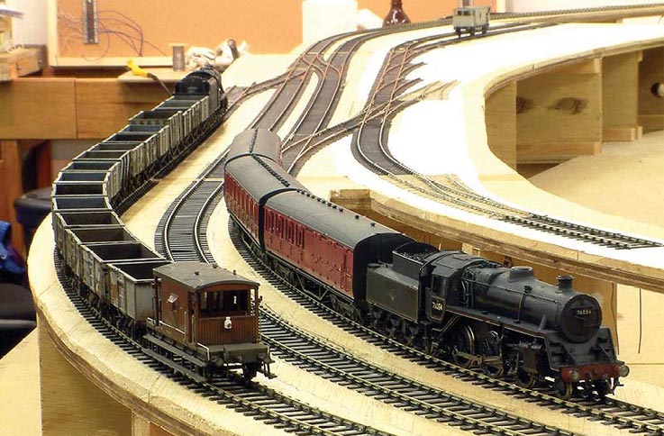 Slattocks, a major P4 layout, is under construction by members of
the Manchester Model Railway Society.