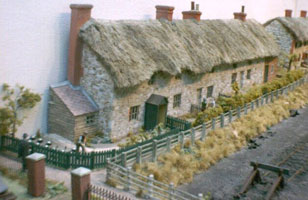 Model of cottages