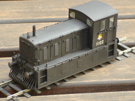 Model of BR Class 04 Drewry shunter  