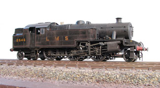 A Hornby Stanier 2-6-4T converted to P4