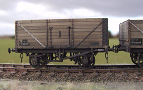 Model of railway wagon